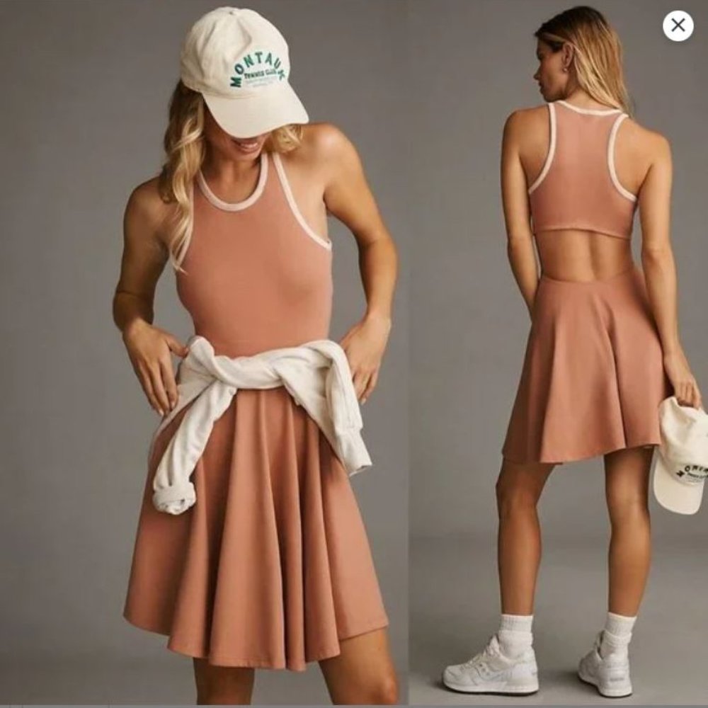 NEW Daily Practice by Anthropologie Cutout Fit & Flare Dress